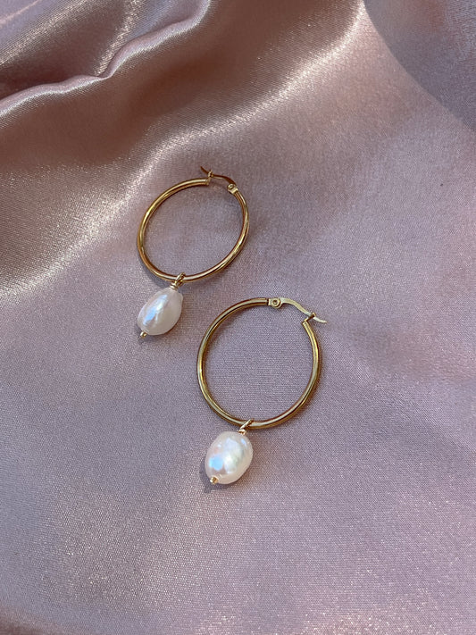 Hoop Drop Earrings